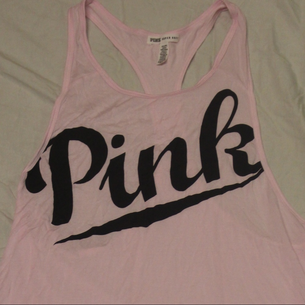 Baby Pink Racerback Victoria's Secret Tank Top